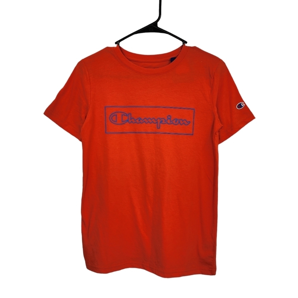 Champion Kid's Box Script Outline T-Shirt  - L